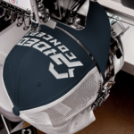 Retro Trucker Navy Blue Cap